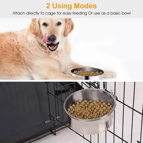Stainless Steel Dog Bowl – Durable Food & Water Bowl for Pets