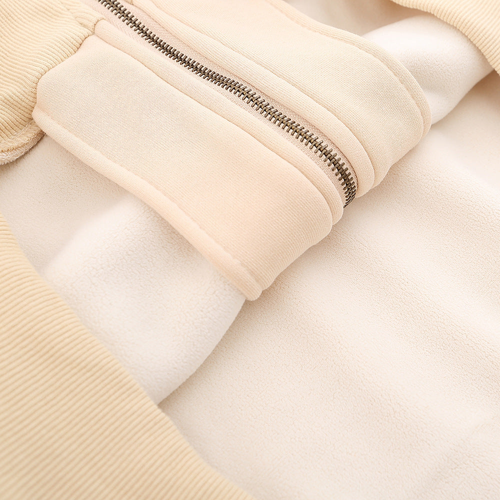 High Street Five-pointed Star Hooded Cardigan Sweater