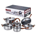 Stainless Steel Pot Set Pot Milk Pot Soup Pot Frying Pan With Kettle