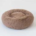 Washable Round plush kennel-Soft and Cozy Pet Bed