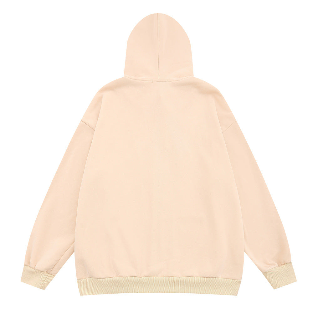 High Street Five-pointed Star Hooded Cardigan Sweater