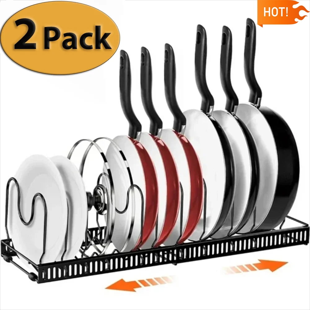 Pot Organizer Lid Rack – Space-Saving Cookware Storage Organizer