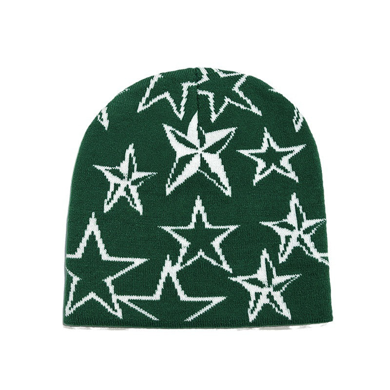 Men's Retro Star Niche Wool Hat