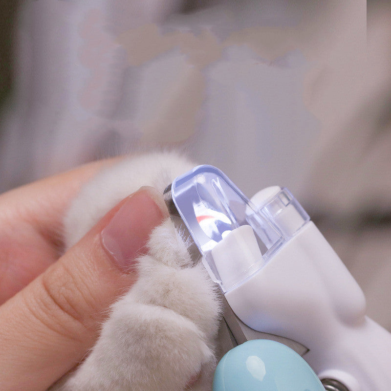 Pet Nail Clippers – Safe Grooming Clippers for Dogs & Cats with LED Light