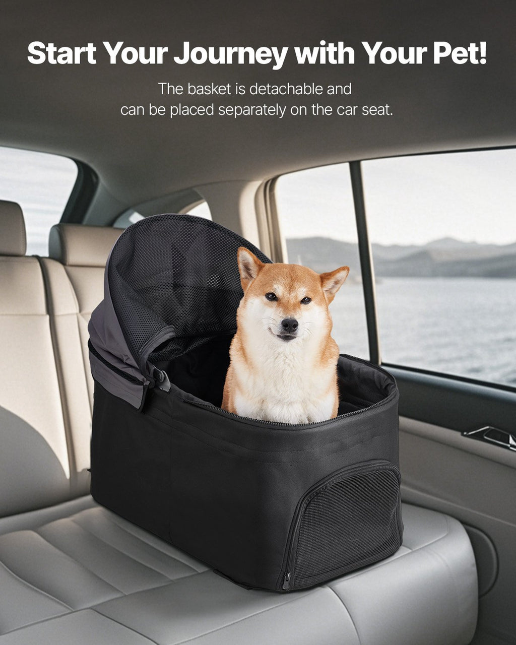 Pet Stroller – Foldable, Comfortable & Safe Stroller for Pets