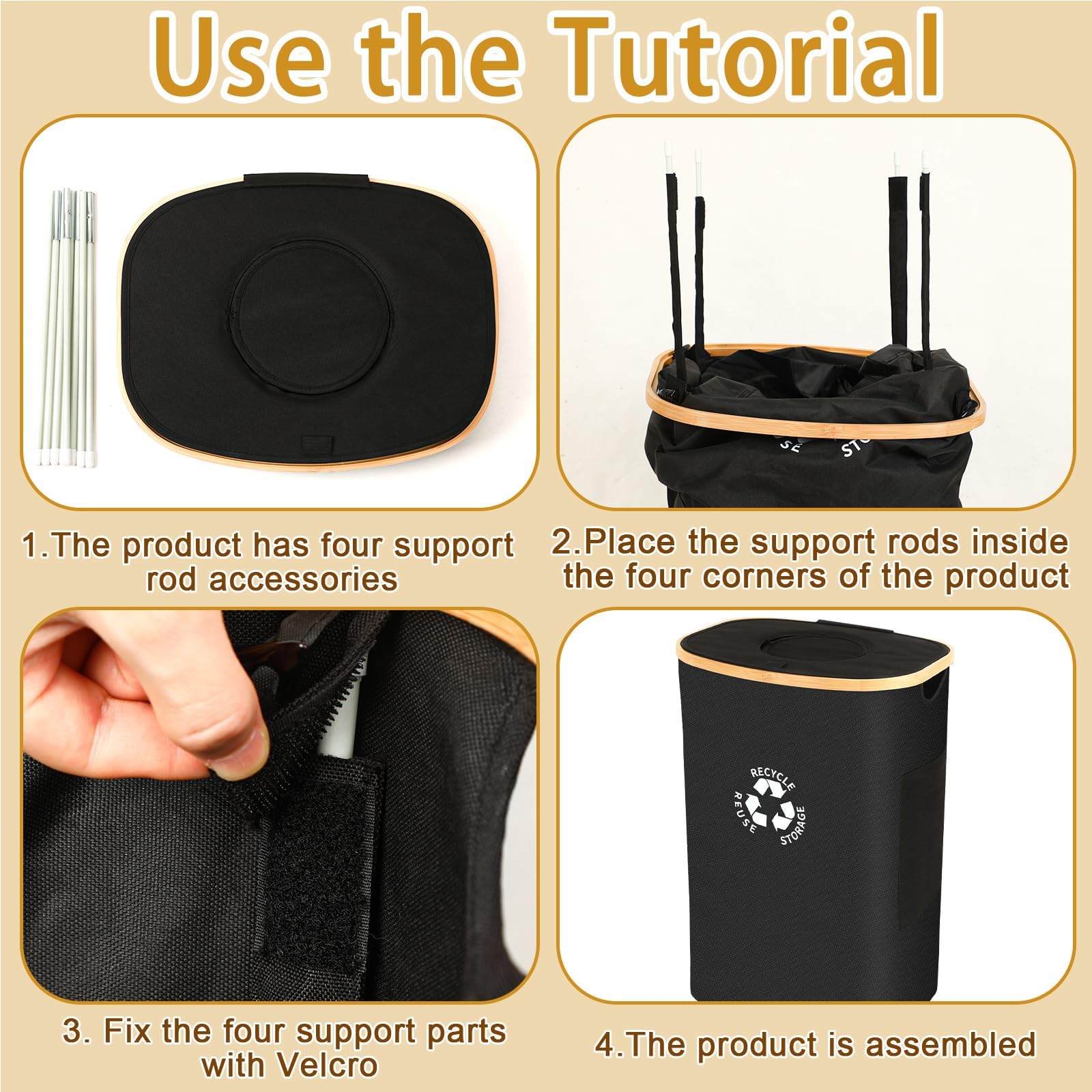 Storage Recycling Container – Space-Saving Waste Sorting Solution