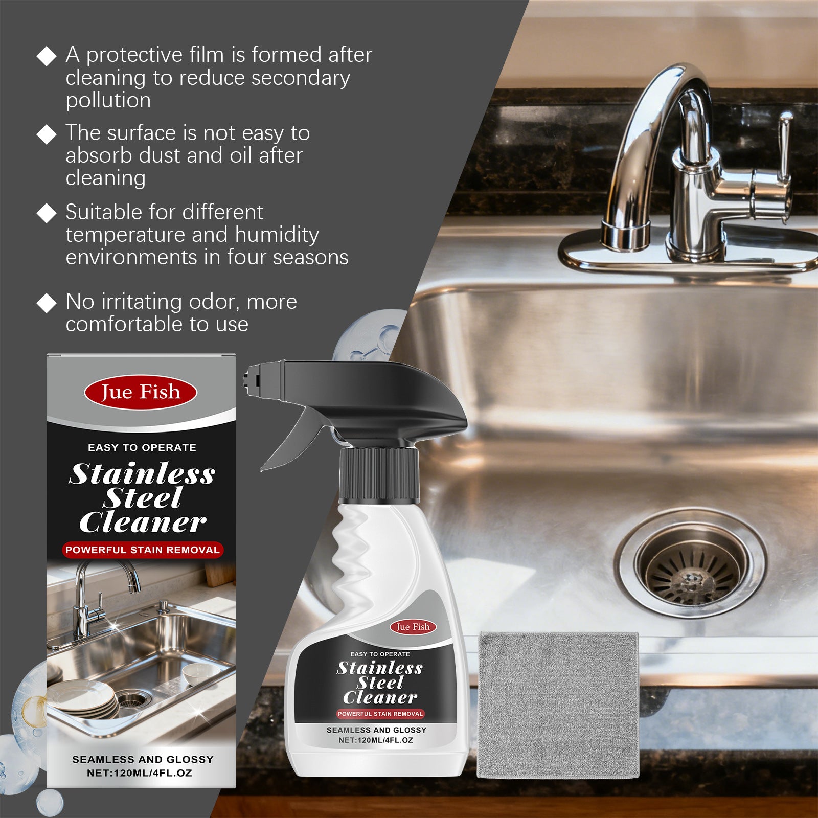 Stainless Steel Cleaning Spray