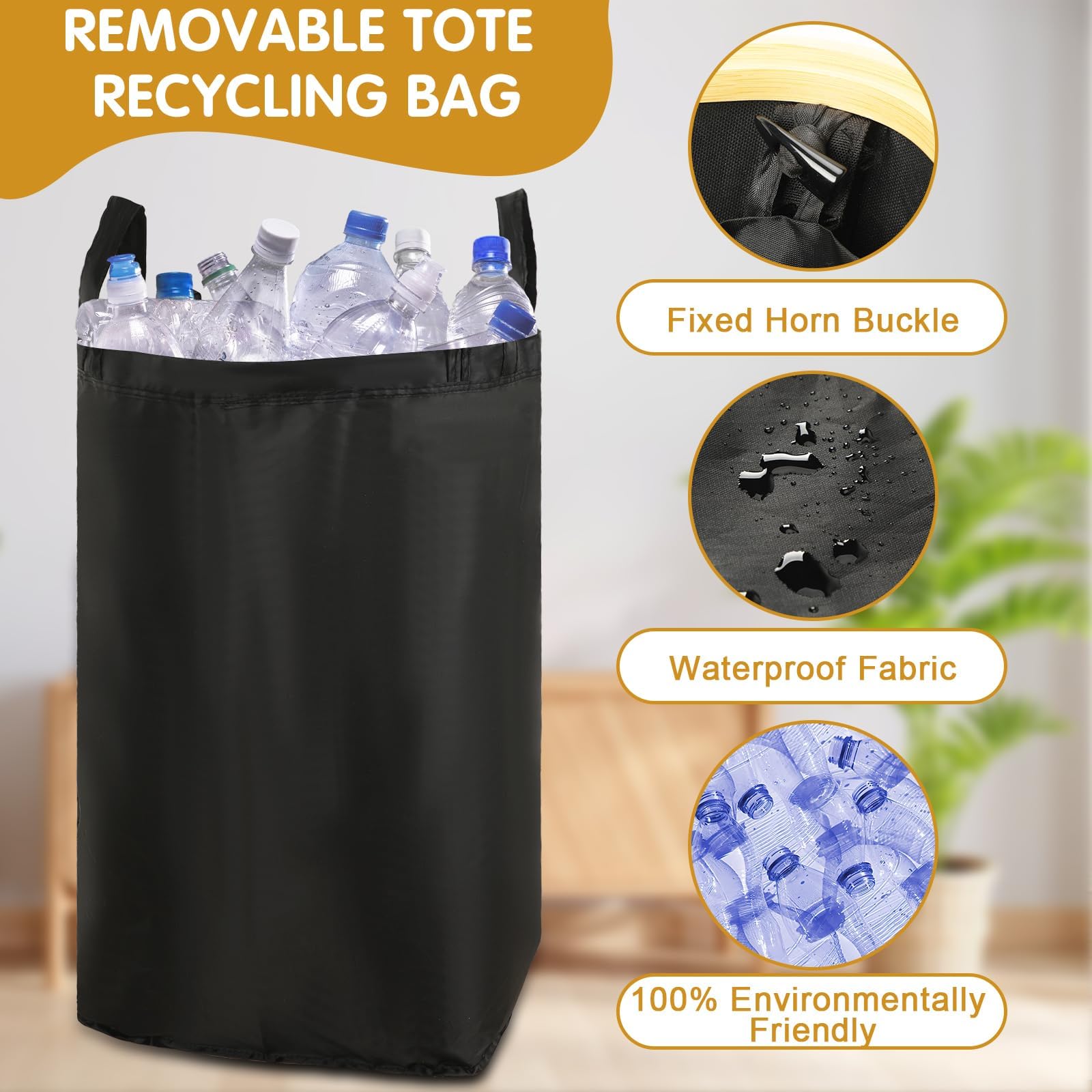 Storage Recycling Container – Space-Saving Waste Sorting Solution